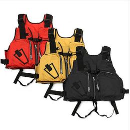 Outdoor Sport Safurance Nylon Adult Aid Sailing Swimming Fishing Vests Boating Kayak Safety Life Jacket Fishing Clothing