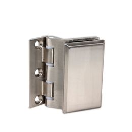 Glass Door Hinge Bathroom Clamp Office Cabinet Aluminium Alloy Partition Household Hardware