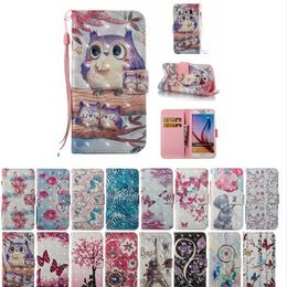 3D Luxury Flamingos Unicorn Wallet Card Holder Flip Stand Leather Case for iphone X XS Max XR 8 Plus Samsung S10 S9 Plus Huawei P10Lite