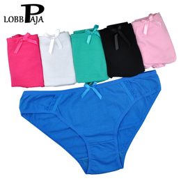 LOBBPAJA Whole Lot 12 pcs Woman Underwear Women's Cotton Briefs Solid Sexy Ladies Girls Panties Intimates Lingerie M L XL281E