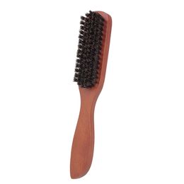 Wood Handle Mustache Beard Men's Shaving Brush Comb Male Face Hair Shaving Brush Multi-functional Facial Hair Cleaning Tool