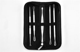 Blackhead Whitehead Pimple Acne Blemish Comedones Remover Extractor Skin Care Cleanser Tools 7Pcs Kit Fast Shipping DHL Free