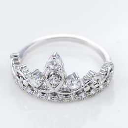 Hot Crown Ring For Women Rose Gold Ring Crystal Finger Rings Bridal Wedding Rings Wedding Jewellery Gift