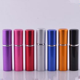 500pcs/lot High Quality 5ml Metal Perfume Bottle,Parfum Atomizer Refillable,Empty Fragrance Bottle, Aluminium Spray Bottle