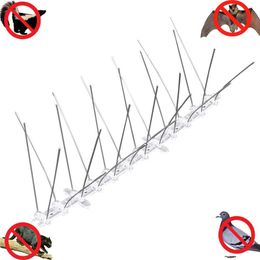 pest control Pro Stainless Brids Spikes 1ft 2ft Stainless Steel Anti Spike Scare Pigeons Bird controller Seagull Away Direct Sale from Tianjin China factory