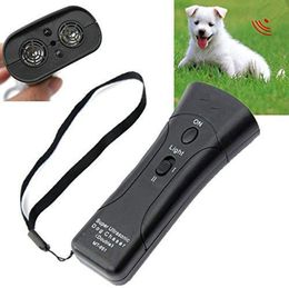 Pet Dog Repeller Anti Barking Stop Bark Training Device Trainer LED Ultrasonic 3 in 1 Anti Barking Ultrasonic274A