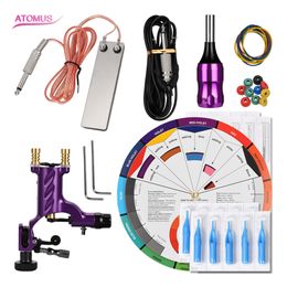 Professional Accessories Tattoo Machine Shader Liner Professional Rotary Kit Complete Pen Set Cartridge Tattoo Machine Liner Shader Kits