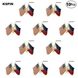 U.S.A.& Philippines Lapel Pin Flag badge Brooch Pins Badges 10Pcs a Lot XY0563-10