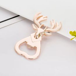 Christmas Beer Bottle Opener Deer Head Opener Merry Christmas Party Decoration Favors Xmas Gifts