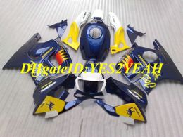 Custom Motorcycle Fairing kit for Honda CBR600F3 97 98 CBR600 F3 1997 1998 ABS Cool blue Fairings set+Gifts HQ31