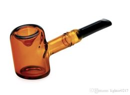 Tankard Sherlock thick glass hammer pipes labs hand tobacco pipe Colourful glass pipe wholesale free shipping