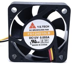 quiet silent 40mm fan new FD124010LB 4cm 40mm fan 4010 12V 0.055A Double ball bearing cooling fan