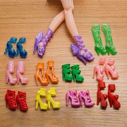 Free shipping toy 20 doll Shoes Puppet high heels Doll crystal shoe accessories Accessories Suitable for 30 cm dolls