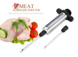 Premium BBQ Meat Marinade Injector with 2 Needles