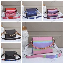 Woman Handbag Fashion Chain Crossbody Bags Multi-function Envelope Clutch Bag Women Tie-dye Wallet Phone Bag Free Shipping