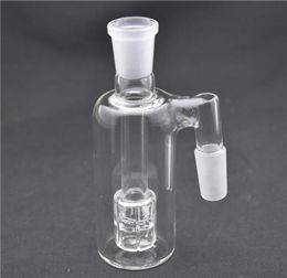 90 degrees 14mm 18mm ashcatcher glass water pipes matrix percolator ash catcher heady dab bongs smoking accessory for dab oil rig