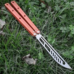 balisong sea monster Kraken aluminum+G10 handle 440C blade trainning trainer knife not sharp folding knife bushing system free swing knives