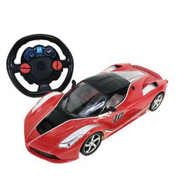 1:12 four-channel steering wheel remote control car 2238 remote control sports car music lighting children's toys