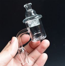DHL New Core Reactor Quartz Banger Nail with Spinning Carb Cap Female Male 10mm 14mm 18mm Joint 45 90 Degrees For Glass Bongs