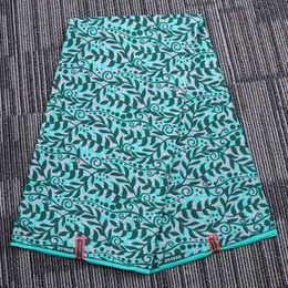 100% Polyester Wax Prints Fabric light blue ankara african wax print fabric Wax High Quality 6 yards African Fabric for Party Dress