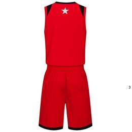 2019 New Blank Basketball jerseys printed logo Mens size S-XXL cheap price fast shipping good quality Red Black RB012AA12