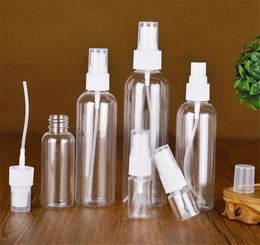 100ml Spray Bottle Fine Mist Plastic Liquid Containers Bottle Travel Bottles Set Spray Refillable Bottles for Cosmetic Makeup DHL