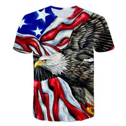 14 different styles lions eagle 3D Print Men's t-shirt Short Sleeve Plus Size M-5XL Men Designer Clothing