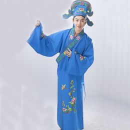 Ancient China Stage TV Film Costume Hot Sale Chinese Traditional Beijing Peking HuangMei Yue Opera Dramaturgic Unisex Costume Gown Robe