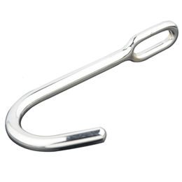 25*12cm 280g Adult Game Super Thick Metal Stainless steel butt plug anal hook Sex Toys For Men And Women Y191028
