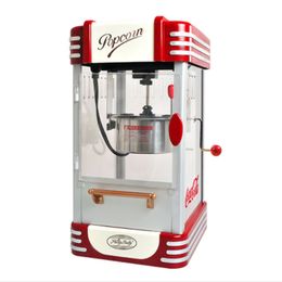 Newest Hot Air Popcorn Maker 310W Retro Healthy And Fat-Free Popcorn Machine Red Multifunctional Tools For FamilyEasy Carry Electric Hot Air