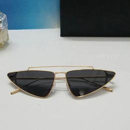 Luxury- 63 Sunglasses For Women Brand Cat Eye Shape Retro Vintage Summer Style Women Brand Designer Full Frame Top Quality Come With Case
