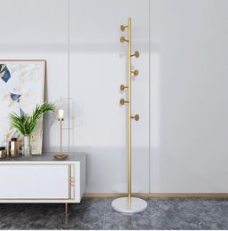 Golden coat hanger Bedroom Furniture ins Nordic marble metal hat hangers simple modern luxury creative household racks