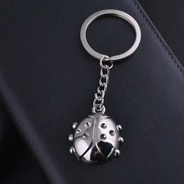 10pcs Chaveiro Fashion Casual Animal Ladybug Keychains Alloy Charm Keyring Keyfobs Creative Metal Car Key Holder Jewellery Gift219m