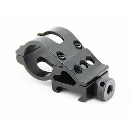 1 inch 25mm Flashlight Laser Rifle Scope Mount Fit Weaver 20mm Picatinny Rail