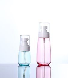 Empty Cosmetic Spray bottle Makeup Face Plastic PETG Alcohol Container Lotion Atomizer 30ml 60ml 80ml 100ml Sample Bottles Perfume DHL