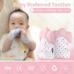 14 Colours Baby Silicone Teether Teething Glove Mitt Teether Mitten 3 Months+ Candy Wrapping Sound Teethers Infants Kids Chew Dummy Toy LY629