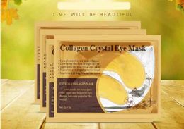 Gold Crystal Collagen Eye Mask Anti Aging/Dark Circles/Puffiness Moisturising Eye Masks Colageno Gel Eye Pads