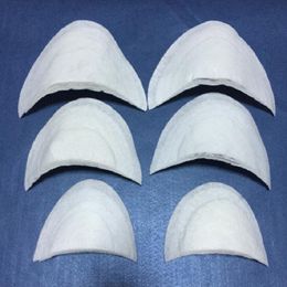 Cotton/polyester Shoulder Pads S/M/L White Soft Padded Garment Accessories Anti-Slip for Men Women Suit T-shirt Wholesale