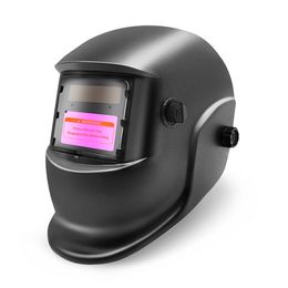 Máscara de soldadura HITBOX cabeza del casco de tapa protectora de la energía solar oscurecimiento automático de Arco MIG TIG Plamsma cortador Fire Style LY500A