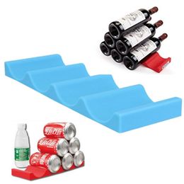 High End Novelty Refrigerator Can Beer Wine Bottle Rack Organiser Holder Mat Stack Tidy Tool Preferred