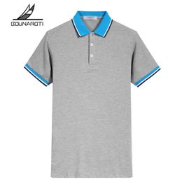 Smart Casual Top Solid Regular Cotton Polo Brand Clothing New Men Polo Shirt Business &Male Short Sleeve Breathable Trend S -3xl