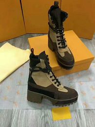 Hot Sale-Designer Boots High Quality Leather Men Women Heavy-Duty Soles Snow Boots Casual Martin Boots Wholesale Fashion Luxury Shoes