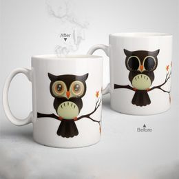 Magic Morning Cup Color Changing Coffee Mug Heat Sensitive Tea Cold Hot Change Magic Morning Cup Color Changing Coffee Mug Heat Sensitive Tea Cold Hot Change