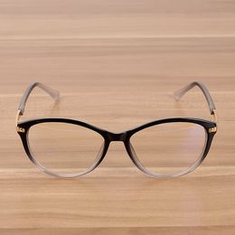 Wholesale-Fashion Design Cat Eye Men Women Eyeglasses Frame ElegaTransparent Cateye Optical Glasses Male Female Trendy Spectacle