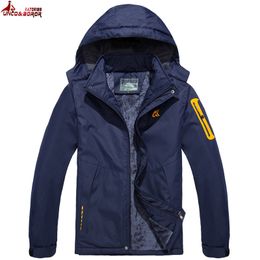 UNCO&BOROR plus size M~6XL 7XL new Warm Outwear Winter Jacket Men Windproof waterproof Hood women Jacket Warm Men Parkas coat