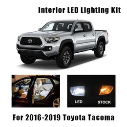 10 Bulbs White Interior Led Car Reading Light Kit Fit For 2016 2017 2018 2019 Tacoma Map Dome Mirror License Lamp