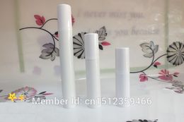5ML 10ML 15ML White Airless Bottle with Lotion Pump, Cosmetic Essence Packaging Bottle With White Cap, 50 Pieces/Lot