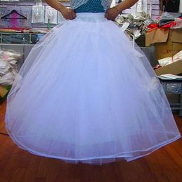 Petticoats Underskirt 4 Layers NO Hoop Net Petticoat Wedding Dress Ball Gowns A Line Crinoline Quinceanera Dresses Wedding Accessories