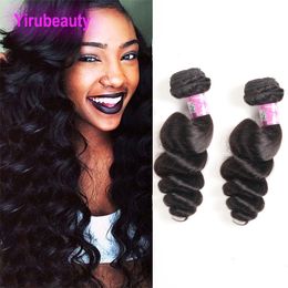 Indian Mink 2 Bundles Loose Wave Human Hair Cambodia Virgin Hair Bundles 8-30inch Pure Colour Hair Weaves Products Extensions