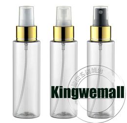 Free Shipping - 300pcs/lot 100ml Clear Perfume Bottle With Gold Clourse,100ml Mist Sprayer Bottle,100ml Perfume Atomizer
